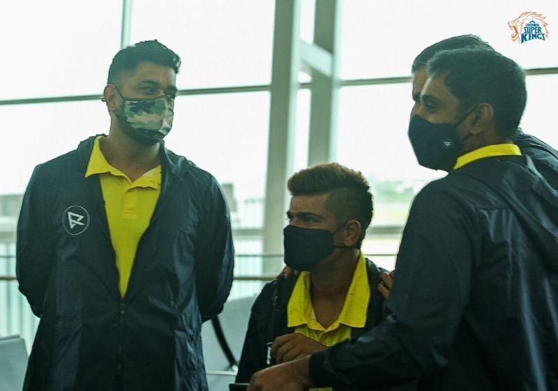 MS Dhoni-led Chennai Super Kings leave for the UAE