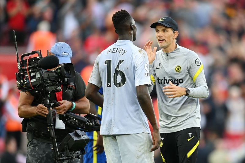 Eduard Mendy was excellent in goal for a depleted Chelsea side.