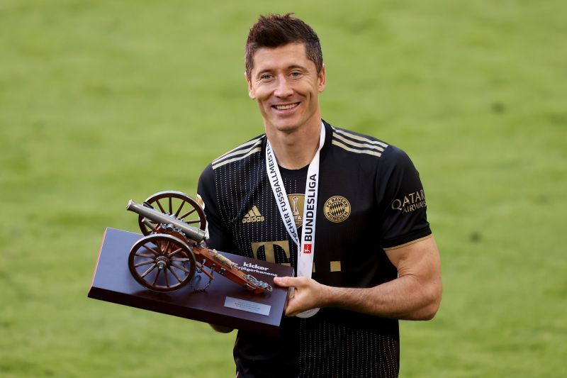 Lewandowski finished as the Bundesliga&#039;s top scorer for the 4th consecutive season