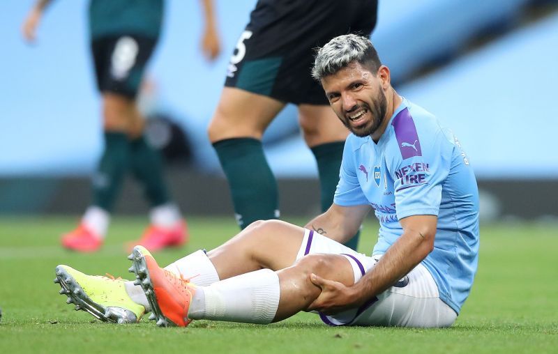 Aguero has struggled with knee and hamstring problems