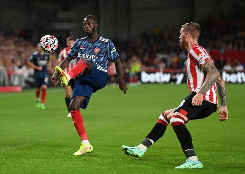 Nicolas Pepe was one of Arsenal&#039;s few attacking threats against Brentford.