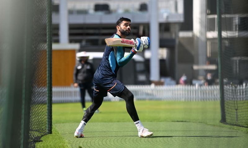 Indian captain Virat Kohli in a nets Session. (Getty Images)