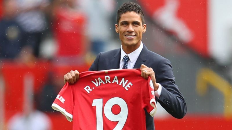 Varane was introduced to Manchester United fans last week.