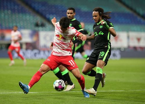 RB Leipzig take on VfL Wolfsburg in a Bundesliga game on Sunday