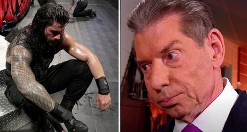 Roman Reigns and Vince McMahon