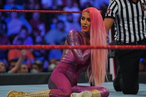 Eva Marie was attacked before her match on RAW this week