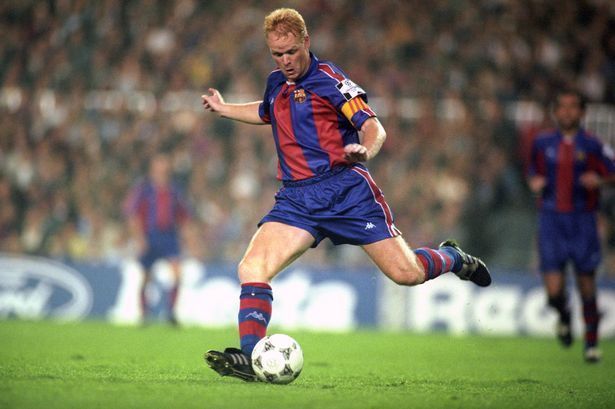 Ronald Koeman won the 1992 Champions League for Barcelona with a spectacular free-kick.