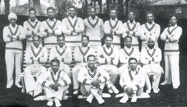 The first Indian Test squad in 1932.