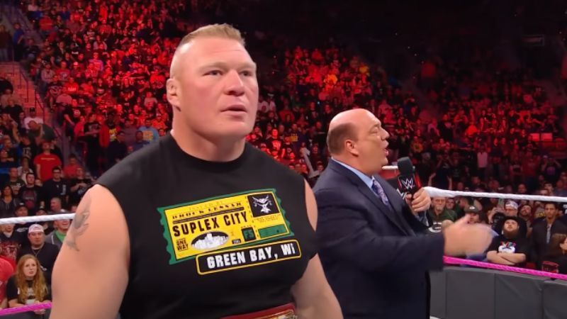 Brock Lesnar and Paul Heyman in 2017