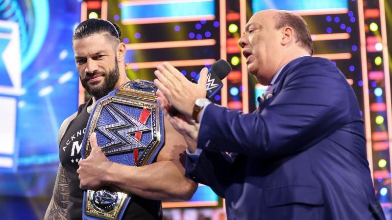 Roman Reigns and Paul Heyman on SmackDown