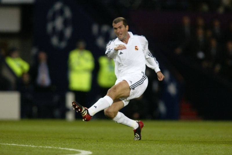 Zinedine Zidane in action for Real Madrid