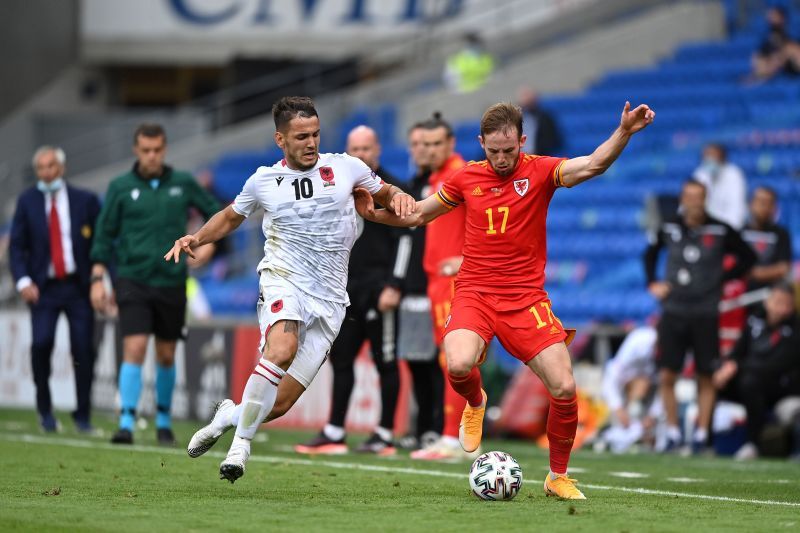 The Barcelona attacker in action for his country during a recent international friendly game.