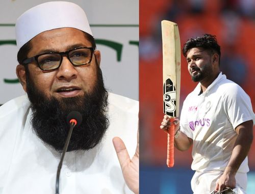 Inzamam-ul-Haq and Rishabh Pant