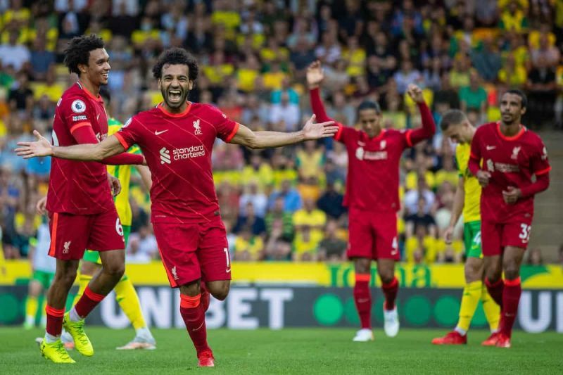 Mo Salah became the first ever player to net in five consecutive opening weekends