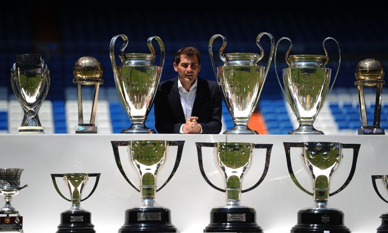 Casillas won 19 trophies with Real prior to his free transfer to Porto
