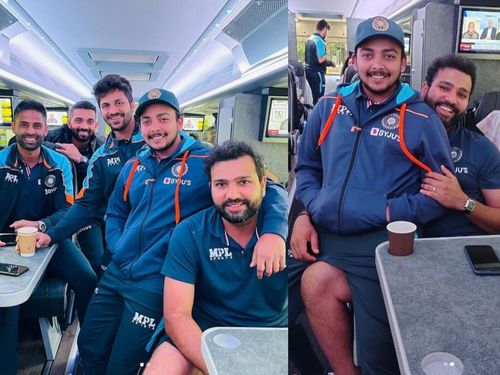 Prithvi Shaw, Rohit Sharma, Ajinkya Rahane, Shardul Thakur, and Suryakumar Yadav.