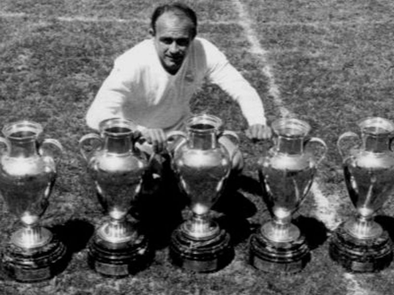 Alfredo Di Stefano helped Real Madrid become the most dominant club in Europe