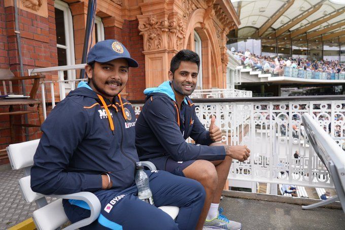 Suryakumar Yadav and Prithvi Shaw (Credit: BCCI)