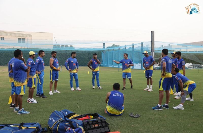 MS Dhoni and CSK start their practice sessions after finishing quarantine on Thursday.