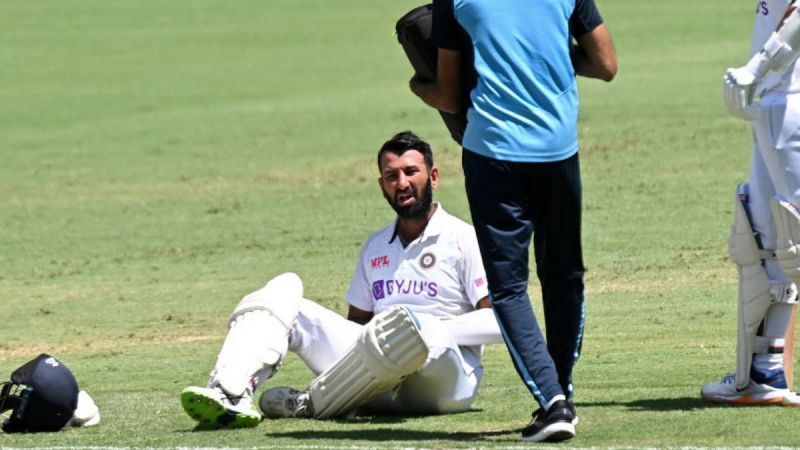 Cheteshwar Pujara got hit multiple times during the tour to Australia in 2021