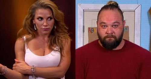 Mickie James and Bray Wyatt.