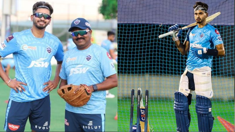 Shreyas Iyer and Pravin Amre (Image Courtesy: Delhi Capitals)