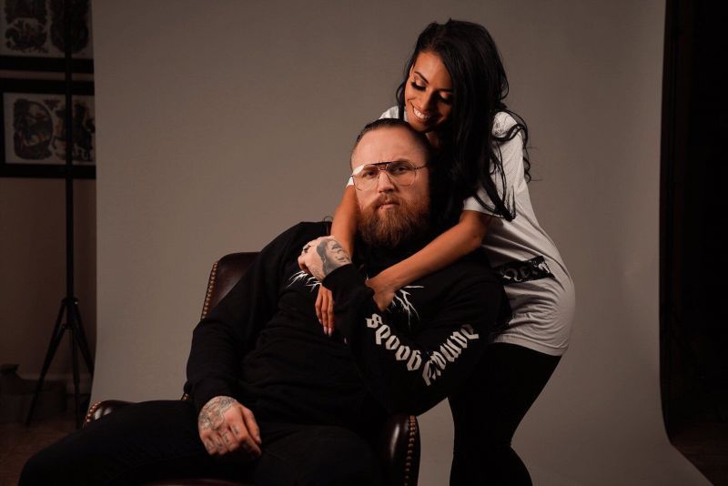 Zelina Vega (American) married Malakai Black (Dutch)