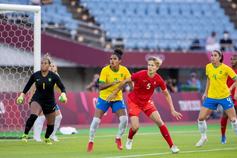 Canada vs Brazil in the Quarter finals of the Tokyo Olympics