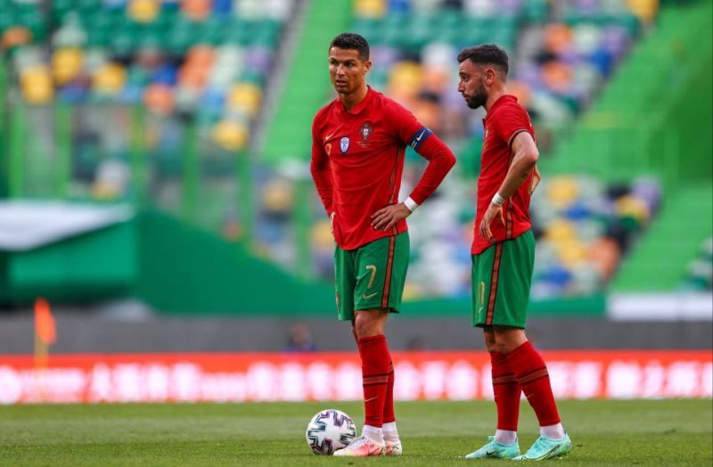 Cristiano Ronaldo and Bruno Fernandes