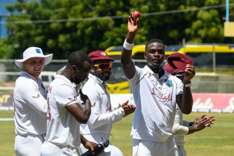 Jayden Seales became the youngest West Indies seamer to take a fifer in Tests. (Credits: Twitter)