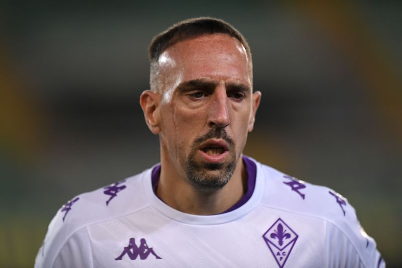 Franck Ribery in action for ACF Fiorentina