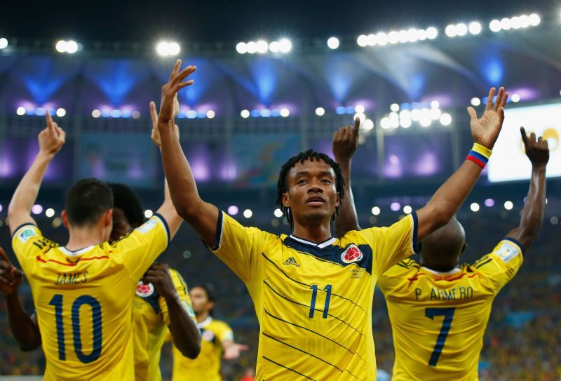 The converted full-back played some of his best football for Colombia