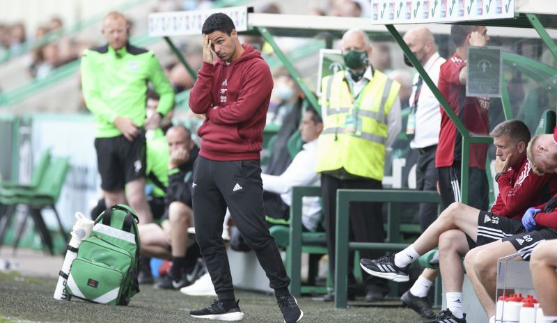 Arsenal manager Mikel Arteta is facing an uncertain future after his side made one of their worst starts to a Premier League campaign (Photo by Steve Welsh/Getty Images)