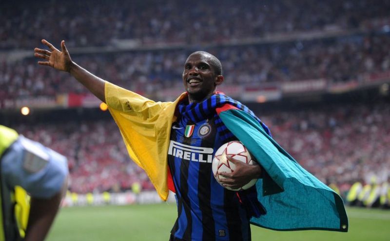 Eto&#039;o won back-to-back treble in 2009 and 2010 with Barcelona and Inter Milan