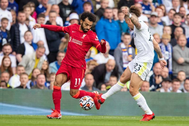 Mohamed Salah now has 100 league goals for Liverpool.