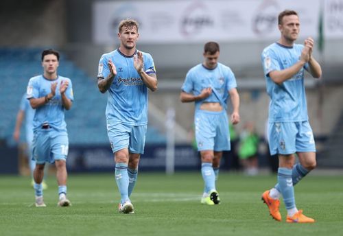 Coventry City take on Peterborough United at the Coventry Building Society Arena