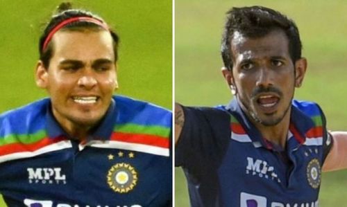 Rahul Chahar and Yuzvendra Chahal