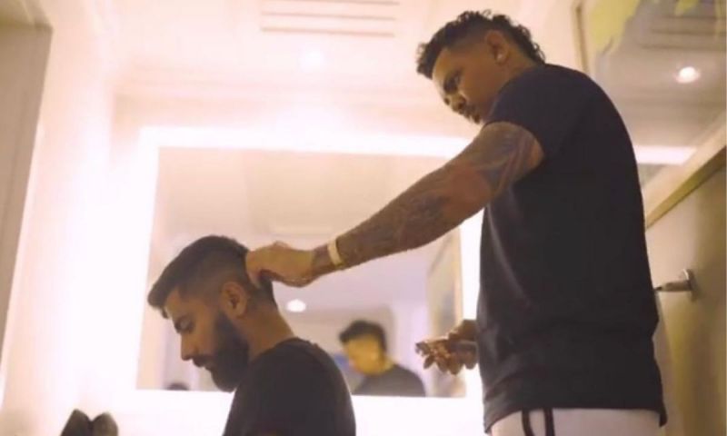 Sunil Narine gives Ali Khan a new look