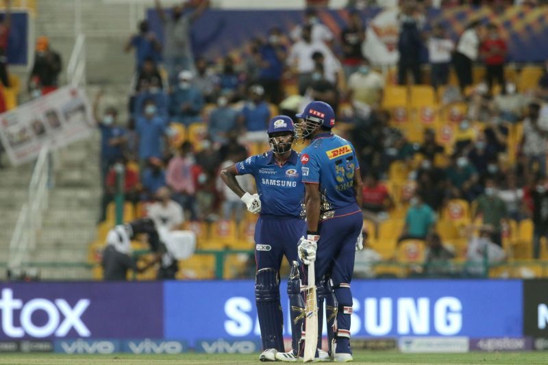 Cameos from Hardik Pandya and Kieron Pollard led Mumbai Indians to victory against the Punjab Kings.