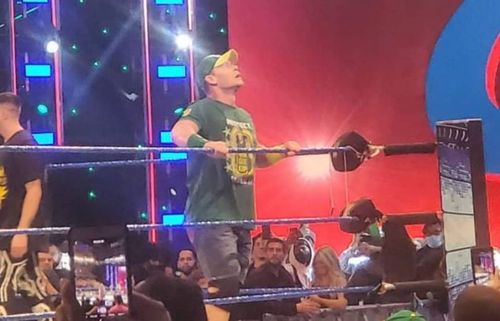 John Cena was in attendance for last night's history-making show at Madison Square Garden