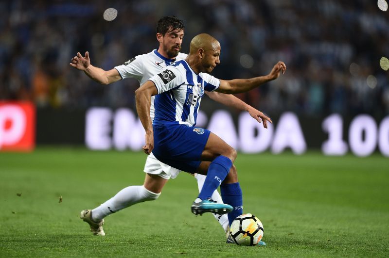 Yacine Brahimi scored on his Champions League debut in 2014-15.