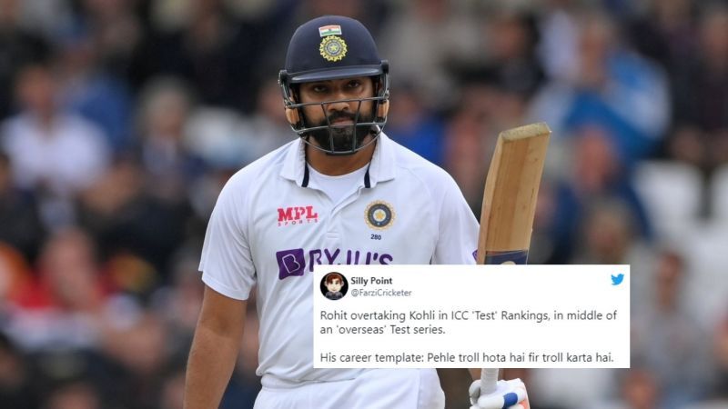 Fans react as Rohit Sharma surpasses Virat Kohli in ICC Test Rankings