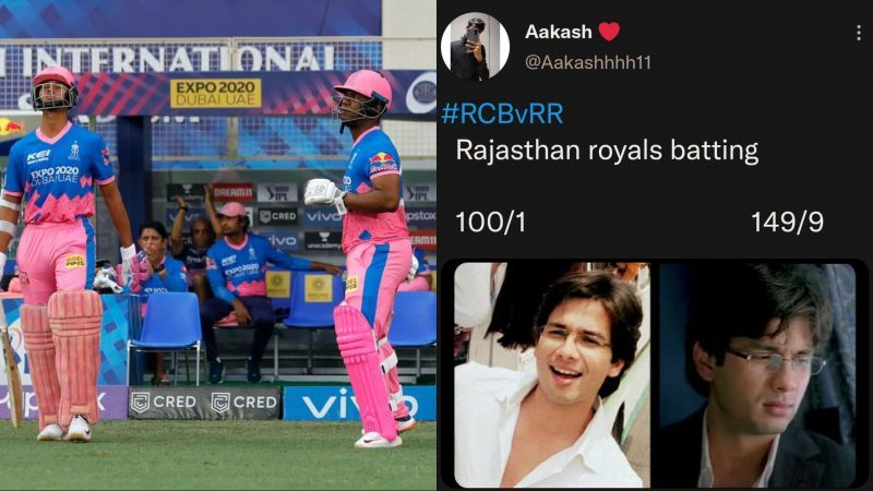Rajasthan Royals lost their IPL 2021 match against Royal Challengers Bangalore.