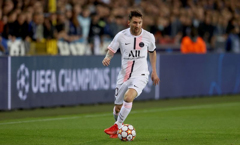 PSG forward Lionel Messi. (Photo by Lars Baron/Getty Images)