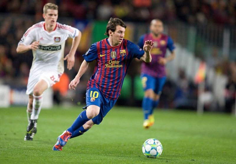 Messi once scored five goals against Leverkusen in a single game.