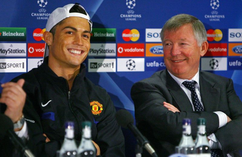 Sir Alex Ferguson first brought Cristiano Ronaldo to Manchester United in 2003 (Photo by Alex Livesey/Getty Images)