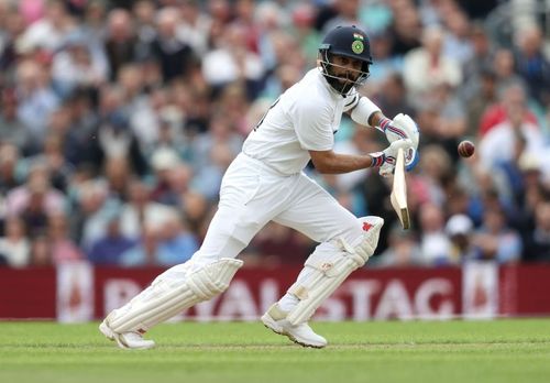 Virat Kohli bats during day one of The Oval Test. Pic: Getty Images