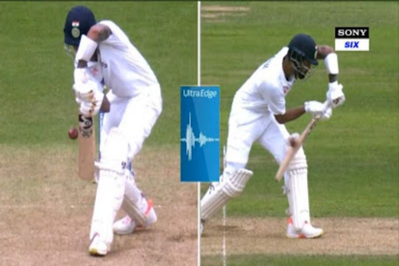 KL Rahul was aghast when the on-field decision of not-out was overturned by DRS.