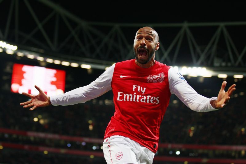 Henry has his own statues outside the Emirates Stadium