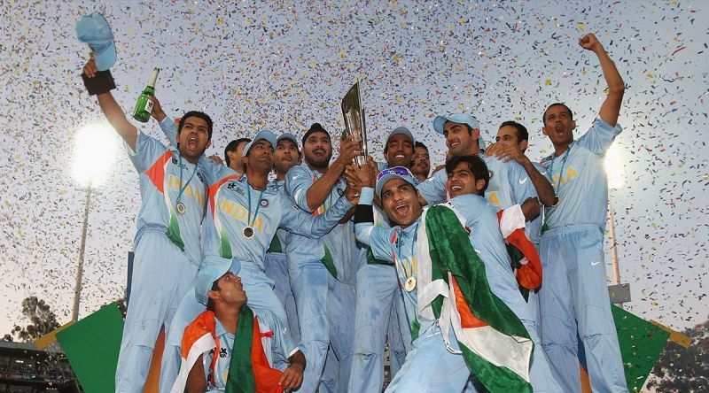 Rohit Sharma was part of the Indian team that won the 2007 T20 World Cup [Image- Getty]